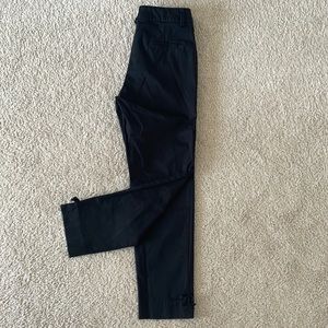 Black crop pants